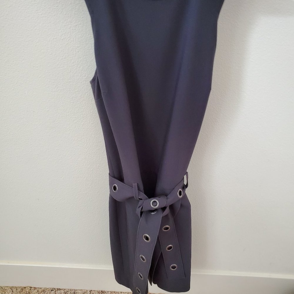 Grey Tank Dress with fun belt